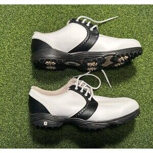 FOOTJOY GREENJOYS Flex Zone Women’s Golf Shoes Soft Spike Size US 8.5 M